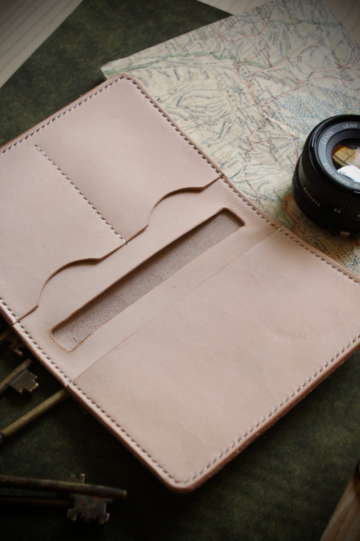 The Messenger (a passport/journal wallet)