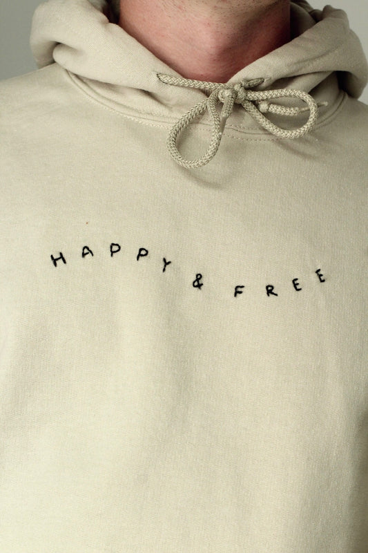 happy & free hoodie